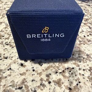 Breitling Superocean Blue and Silver Watch